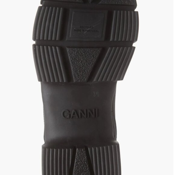 Ganni Recycled Rubber Chelsea Rain Boot Size 38 - Picture 12 of 12